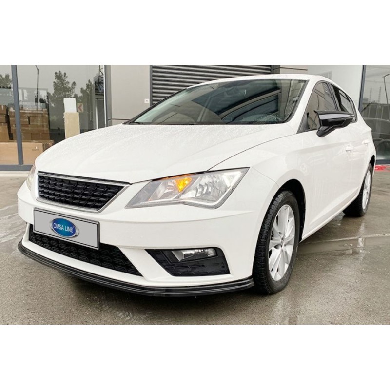Передня ліп юбка 2017-2020 (чорна) для Seat Leon рр