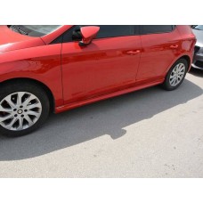 Бокові пороги Meliset (під фарбування) для Seat Leon 2013-2020 рр