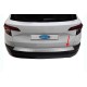 Накладка на задний бампер OmsaLine (нерж) для Skoda Karoq