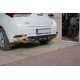 Дифузор на задній бампер (2016-2018, під фарбування) для Toyota Auris рр