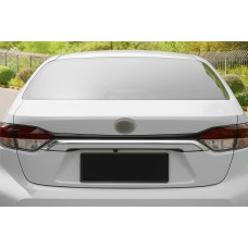 Хром планка над номером (нерж) для Toyota Corolla 2019- рр
