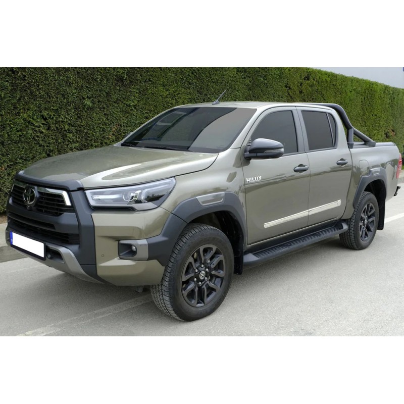 Накладки на молдинги OmsaLine (4 шт, нерж) для Toyota Hilux 2015- рр Накладки на молдинги OmsaLine (4 шт, нерж) для Toyota Hilux 2015- рр