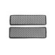 Коврики на пороги (2 шт, EVA, серые) для Nissan NV400 2010-2024 гг