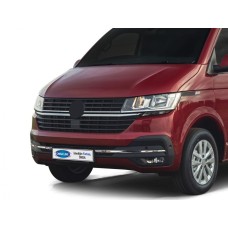 Накладка на решітку бампера 2019-2025 (3 шт, нерж) для Volkswagen T6