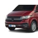 Накладка на решітку бампера 2019-2025 (3 шт, нерж) для Volkswagen T6