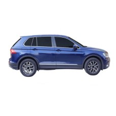 Молдинг дверний OmsaLine для AllSpace (4 шт, нерж) для Volkswagen Tiguan 2016-2023 рр