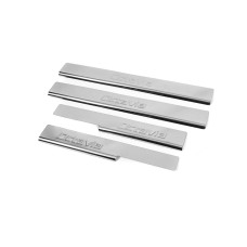 Накладки на пороги Carmos V2 (4 шт., нерж.) для Skoda Octavia III A7 2013-2019 гг