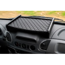 Полка на панель (2000-2006, Черная с черной строчкой) CDI для Mercedes Sprinter W901/902/903/904/905 1995–2006 гг