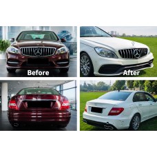 Комплект обвісів в дизайні W205 для Mercedes C-class W204 2007-2015 рр