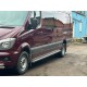 Боковые пороги DOT-Line (2 шт., алюм.) длинная база для Volkswagen Crafter 2006-2016 гг