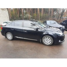 Молдинг дверний (4 шт, нерж.) для Toyota Avensis 2009-2018 рр