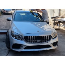 Передний бампер в сборе (AMG Line 2018-2021) для Mercedes C-сlass W205