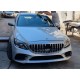 Передний бампер в сборе (AMG Line 2018-2021) для Mercedes C-сlass W205