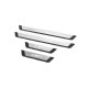 Накладки на пороги Flexill (4 шт, нерж.) для Mitsubishi ASX 2010-2023 рр