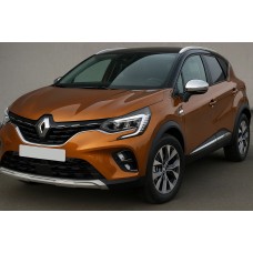 Накладки на Зеркала (2 шт, Нержавейка) для Renault Captur 2019- гг