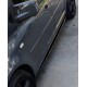 Бокові пороги Performance (чорні) для Seat Leon 2013-2020 рр