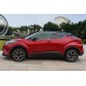 Окантовка вікон OmsaLine (4 шт., нерж.) для Toyota C-HR 2016-2023 рр Окантовка вікон OmsaLine (4 шт., нерж.) для Toyota C-HR 2016-2023 рр