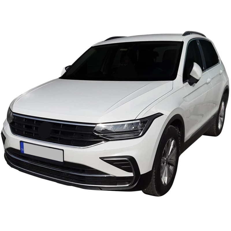 Накладки на протитуманки 2020-2025 (4 шт, нерж) для Volkswagen Tiguan рр Накладки на протитуманки 2020-2025 (4 шт, нерж) для Volkswagen Tiguan рр