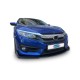 Накладка на передній бампер ЛИП V3 (чорна) для Honda Civic Sedan X 2016-2021 рр