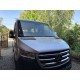 Накладки на повітрозабірник OmsaLine (2 шт., нерж) для Mercedes Sprinter W907/W910 2018- рр