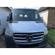 Накладки на повітрозабірник OmsaLine (2 шт., нерж) для Mercedes Sprinter W907/W910 2018- рр