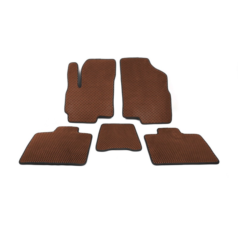 Килимки EVA (коричневі) для Chery Tiggo 5