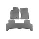 Килимки EVA (3 ряди, сірі) для Toyota Land Cruiser Prado 120