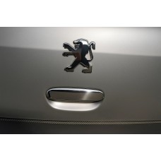 Хром на ручку багажника (нерж) для Peugeot 307