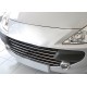 Накладки на решітку (2005-2008, 5 шт, нерж) для Peugeot 307