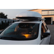 Багажник на гладкую крышу Oluksuz V4 (хром, пара) для Renault Megane II 2004-2009 гг