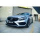 Передня решітка Panamericana GT Black 2014-2021, без камери для Mercedes C-сlass W205 рр