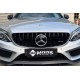 Передня решітка Panamericana GT Black 2014-2021, без камери для Mercedes C-сlass W205 рр