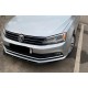 Накладка на передний бампер Lip (чорна) для Volkswagen Jetta 2011-2018 рр