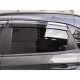 Ветровики с хромом (4 шт, Niken) для Hyundai Kona 2017-2023 гг