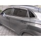 Ветровики с хромом (4 шт, Niken) для Hyundai Kona 2017-2023 гг