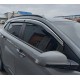 Вітровики з хромом (4 шт, Niken) для Hyundai Kona 2017-2023 рр
