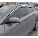 Вітровики з хромом (4 шт, Niken) для Hyundai Kona 2017-2023 рр