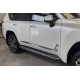 Молдинги F-Sport білі-2026хром (4 шт, ABS) для Lexus LX 500d/600 2022- рр