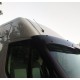Козырек на лобовое стекло V2 (черный глянец, 5мм) для Iveco Daily 2014- гг