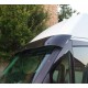 Козырек на лобовое стекло V2 (черный глянец, 5мм) для Iveco Daily 2014- гг