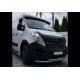 Козирьок на лобове скло V2 (чорний глянець, 5мм) для Renault Master 2011-2023 рр