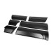 Молдинг двери EuroCap (6 шт, ABS) для Volkswagen Amarok 2010-2022 гг