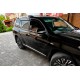 Вітровики з хромованим молдингом (4 шт, Niken) для Toyota Highlander 2008-2013 рр