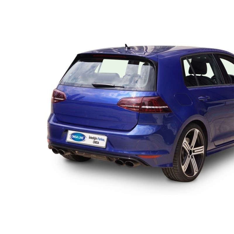 Спойлер Meliset HB (4-шт, ABS-пластик) для Volkswagen Golf 7/E-Golf