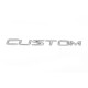 Напис Custom (180 на 13 мм) для Ford Custom 2013-2022 рр