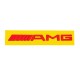 Шильдик AMG (20см, ABS, червоний) для Тюнінг Mercedes
