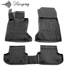 Килимки Stingray 3D (2013-2016, 5 шт, поліуретан) для BMW 5 серія F-10/11/07 рр