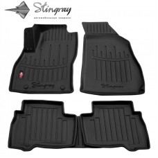Килимки Stingray 3D (5 шт, поліуретан) для Fiat Fiorino/Qubo