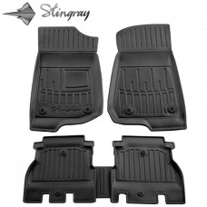 Коврики Stingray 3D (5D, 5 шт, полиуретан) для Jeep Wrangler 2018- гг
