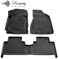 Килимки Stingray 3D (4 шт, поліуретан) для Kia Sportage 2004-2010 рр